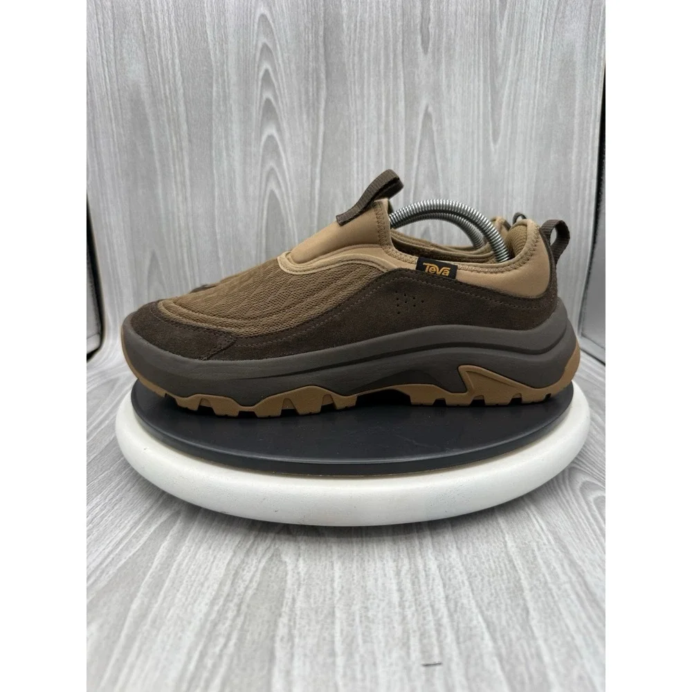 Teva Hurricane Daybreaker Mens Size 10 Brown Suede Outdoor Slip On Shoes 1172953